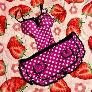 Play Boy Lingerie Dress / Apron